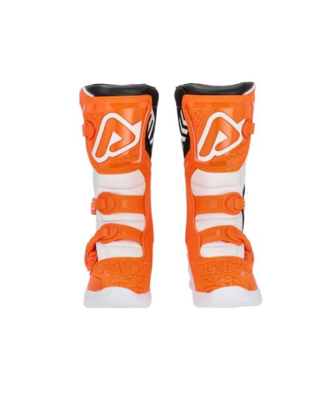 Bottes cross enfant Acerbis X-Team - Orange Blanc