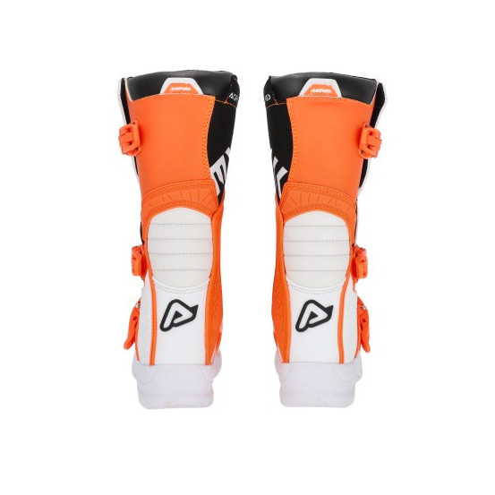 Bottes cross enfant Acerbis X-Team - Orange Blanc