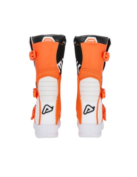 Bottes cross enfant Acerbis X-Team - Orange Blanc