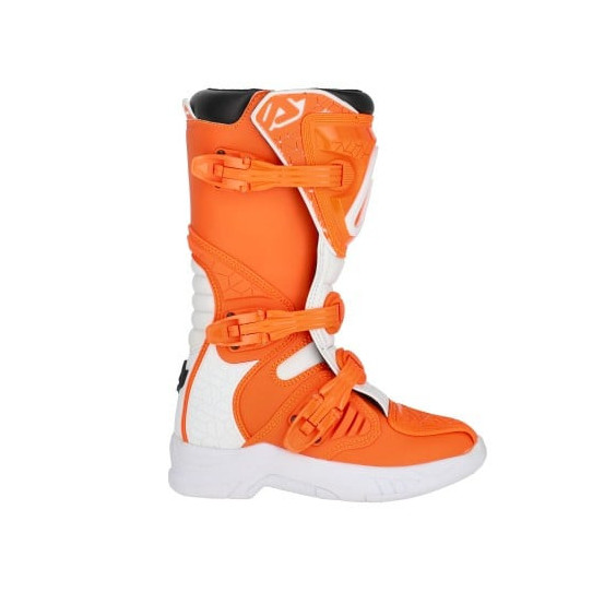 Bottes cross enfant Acerbis X-Team - Orange Blanc
