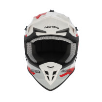 Casque cross Acerbis Linear - Blanc Gris 2