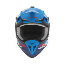 Casque cross Acerbis Linear - Bleu Rouge 2