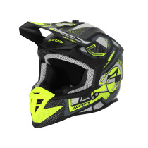 Casque cross Acerbis Linear - Noir Jaune Fluo