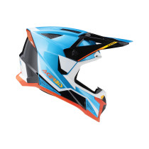Casque cross Acerbis T711 -  Bleu Clair Blanc