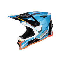 Casque cross Acerbis T711 -  Bleu Clair Blanc 2