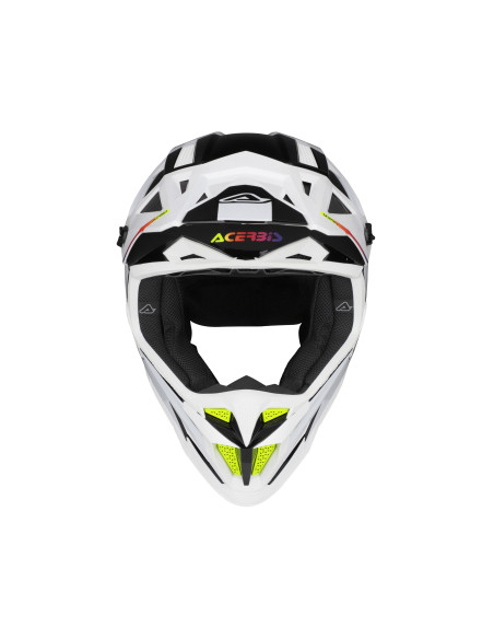 Casque cross Acerbis T711 - Blanc Noir