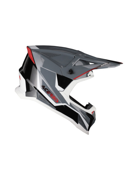 Casque cross Acerbis T711 - Gris Noir