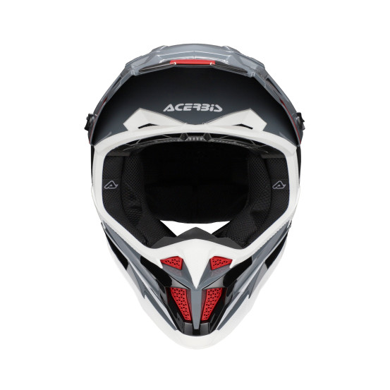 Casque cross Acerbis T711 - Gris Noir
