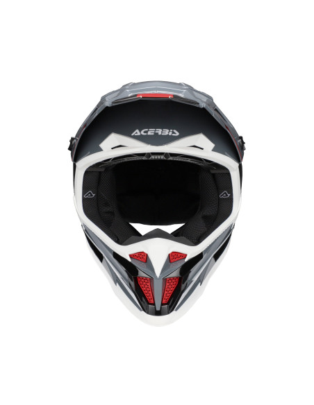 Casque cross Acerbis T711 - Gris Noir