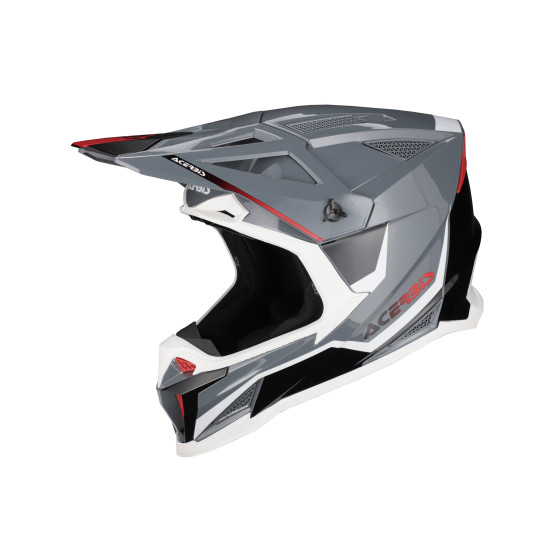 Casque cross Acerbis T711 - Gris Noir