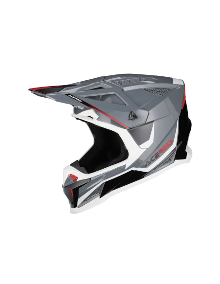 Casque cross Acerbis T711 - Gris Noir