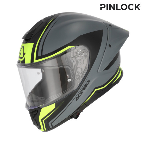 Casque intégral Acerbis Tarmak-X - Gris Jaune