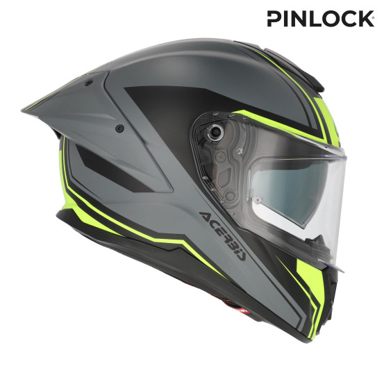 Casque intégral Acerbis Tarmak-X - Gris Jaune
