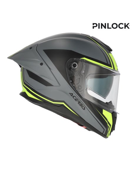 Casque intégral Acerbis Tarmak-X - Gris Jaune