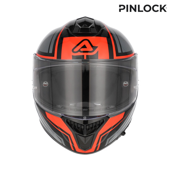 Casque intégral Acerbis Tarmak-X - Gris Rouge