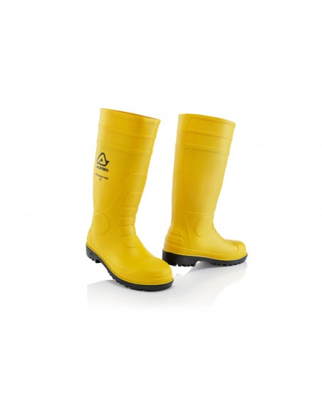 Bottes caoutchouc paddock Acerbis - Jaune