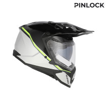 Casque trail Acerbis Assault - Noir Jaune Fluo 2