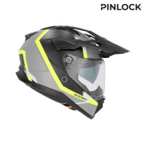 Casque trail Acerbis Attack - Noir Jaune Fluo 2