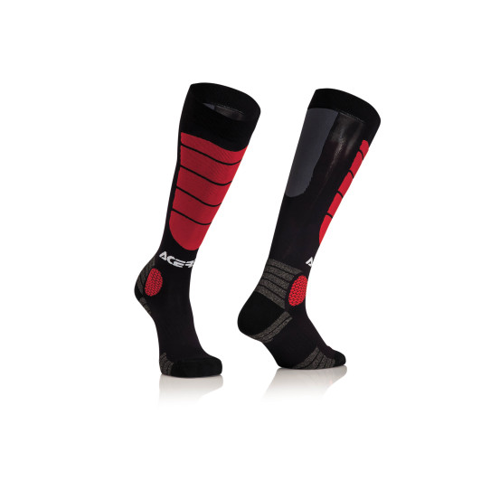 Chaussettes cross enfant Acerbis Mx Impact - Noir Rouge