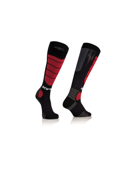 Chaussettes cross enfant Acerbis Mx Impact - Noir Rouge