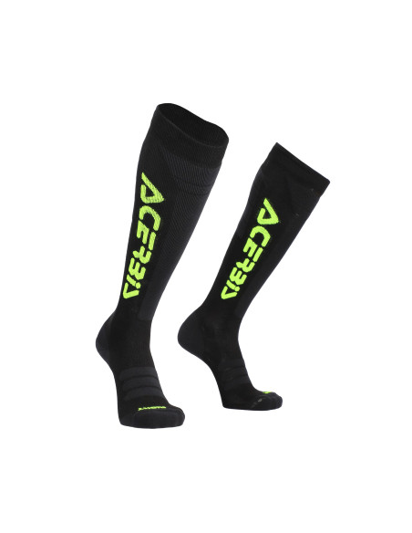 Chaussettes motocross hiver Acerbis Mx - Noir Jaune