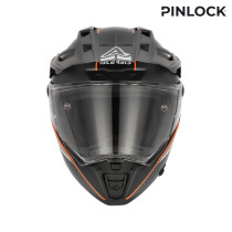 Casque trail Acerbis Attack - Gris Orange 2