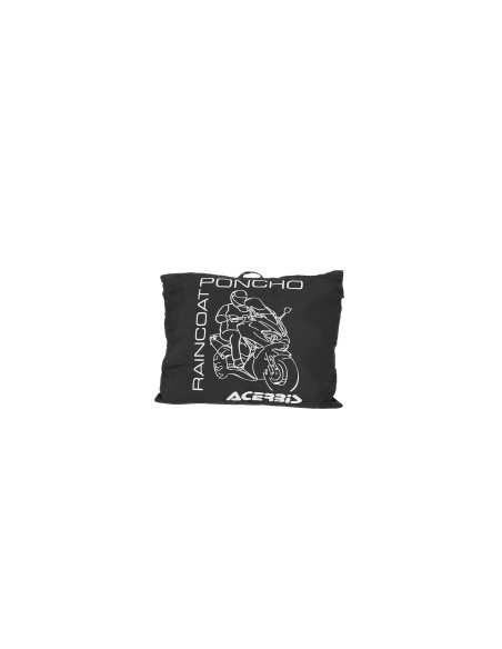 Poncho Impermeable Acerbis - Noir
