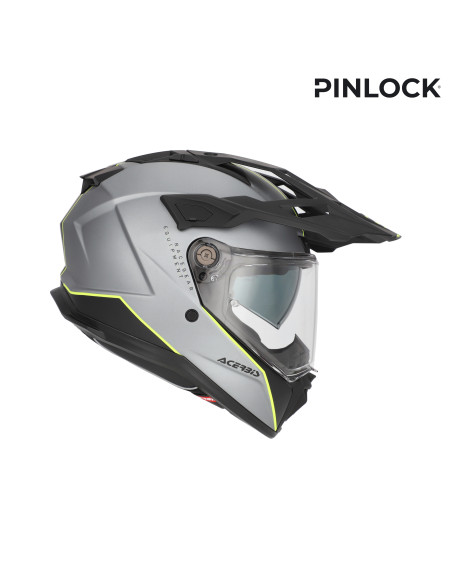 Casque trail Acerbis Attack - Gris Jaune