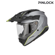 Casque trail Acerbis Attack - Gris Jaune