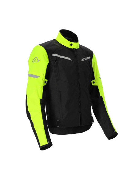 Veste route femme Acerbis X-Street - Noir Jaune