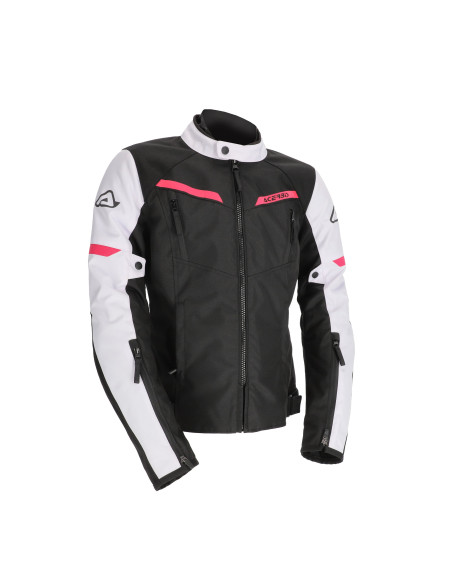 Veste route femme Acerbis X-Street - Noir Rose