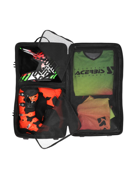 Sac voyage Acerbis X-Trip Logo 105 litres - Noir Gris