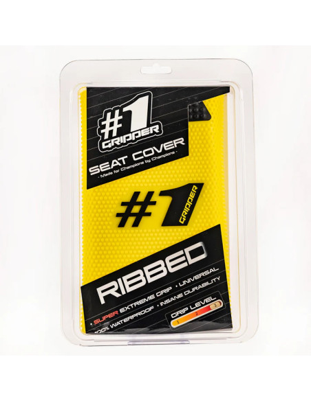 Housse De Selle OneGripper Ribbed -  Jaune Noir