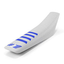 Housse De Selle OneGripper Ribbed -  Blanc Bleu