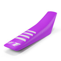 Housse De Selle OneGripper Ribbed -  Violet Blanc