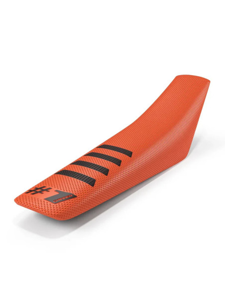 Housse De Selle OneGripper Ribbed -  Orange Noir