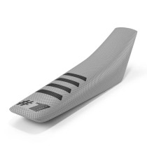 Housse De Selle OneGripper Ribbed -  Gris Clair Noir