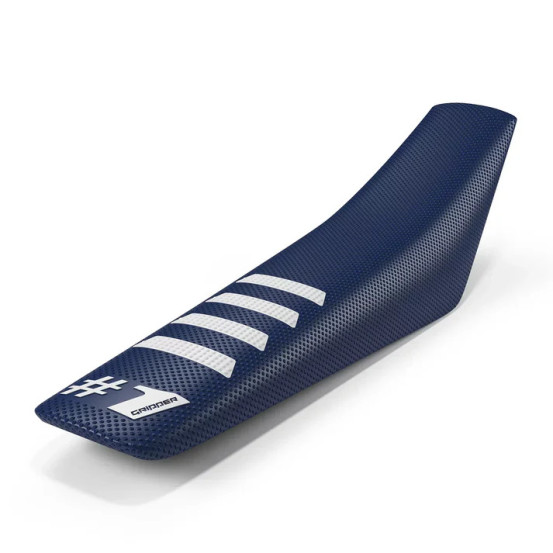 Housse De Selle OneGripper Ribbed -  Bleu Nuit Blanc