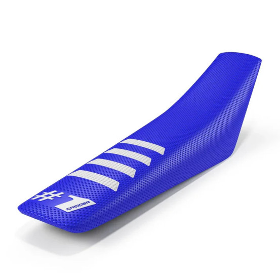 Housse De Selle OneGripper Ribbed -  Bleu Blanc