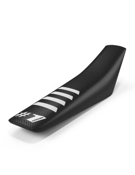 Housse De Selle OneGripper Ribbed -  Noir Blanc