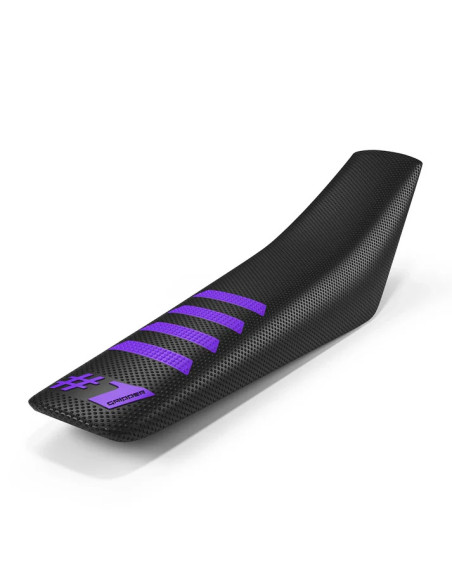 Housse De Selle OneGripper Ribbed -  Noir Violet
