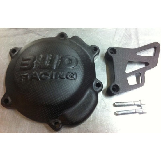 Couvercle d'allumage carbone BUD RACING Yamaha 65 YZ - 85 YZ