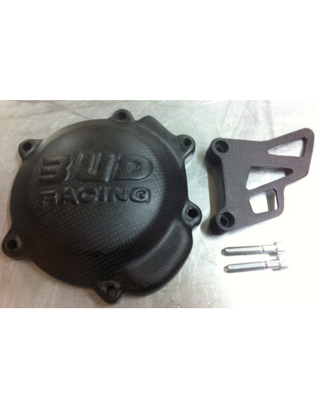 Couvercle d'allumage carbone BUD RACING Yamaha 65 YZ - 85 YZ