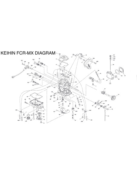 Gicleur principal KEA KEIHIN PWK / FCR / FCR MX / CRS / PJ / PE