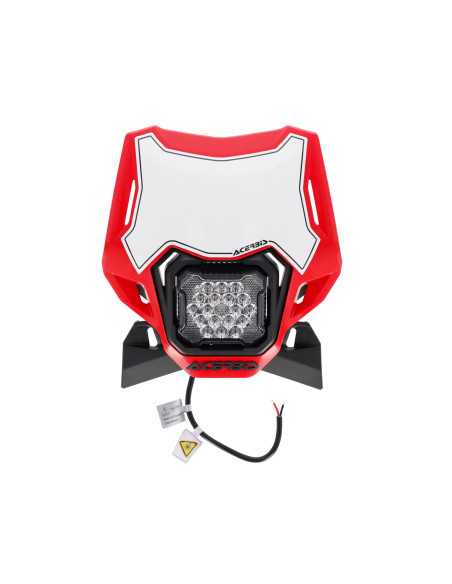 Plaque phare LED - Rouge - ACERBIS VSL LUMEN-X universelle