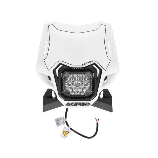 Plaque phare LED - Blanc - ACERBIS VSL LUMEN-X universelle