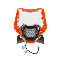 Plaque phare LED - Orange - ACERBIS VSL LUMEN-X universelle