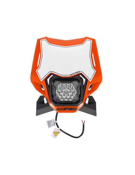 Plaque phare LED - Orange - ACERBIS VSL LUMEN-X universelle