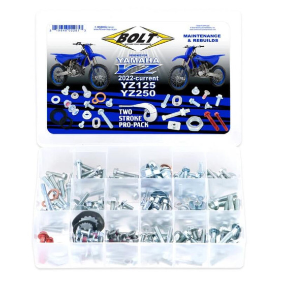 Coffret de vis Pro Pack BOLT - Yamaha YZ 2022-2026