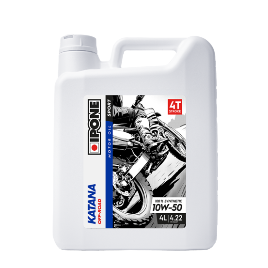 Huile moteur 4T IPONE 10W50 Katana Off Road 4 Litres